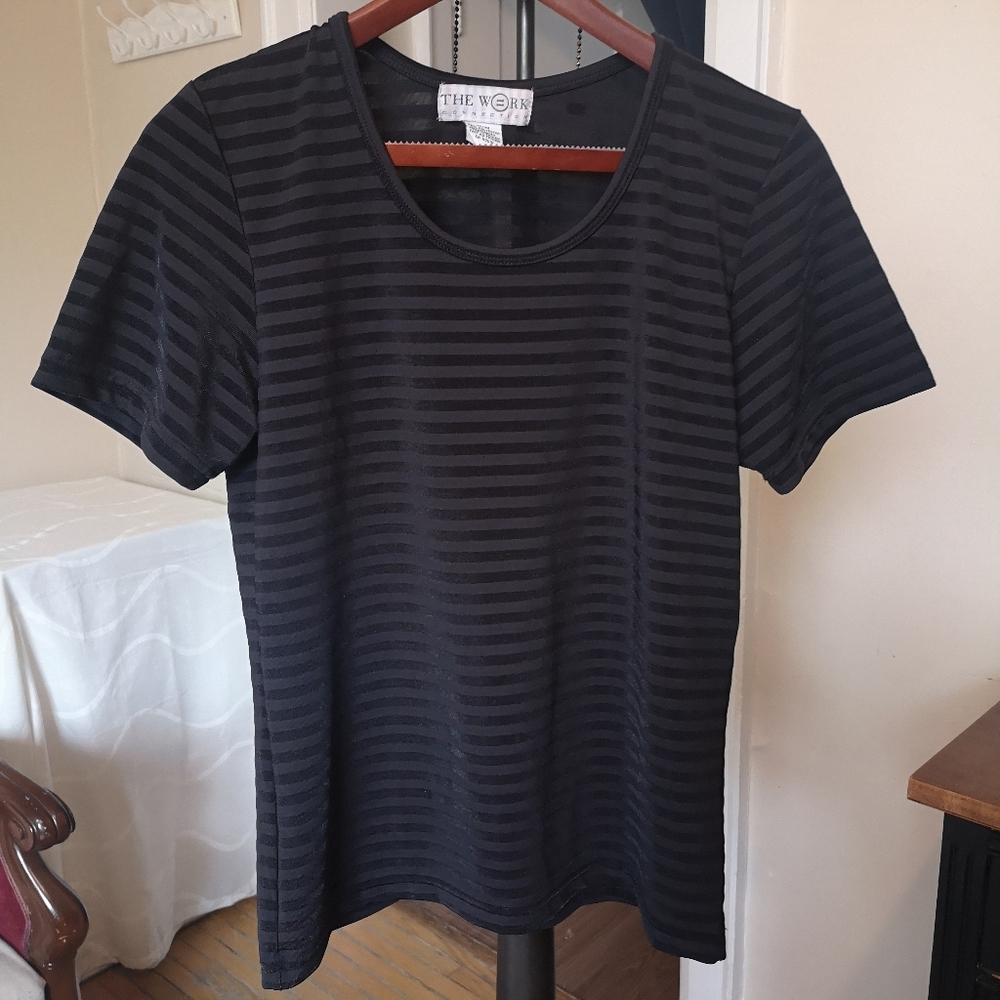 3/$20 The Work short sleeve black top